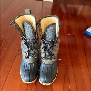 L.L. Bean Herringbone Winter Boots